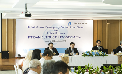 Rapat umum pemegang saham Jtrust Bank